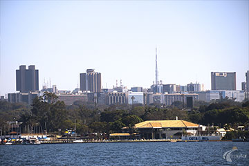 Brasília - Capital vista do Lago Paranoá