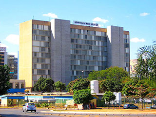 Brasília - Hospital de Base<br /><span>Crédito: pt.wikipedia.org</span>