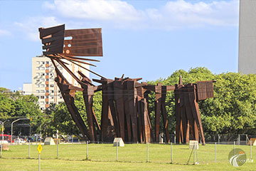 Porto Alegre - Largo dos Açorianos - Monumento aos Açorianos