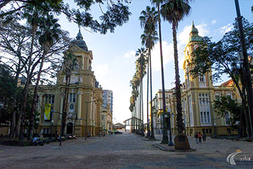 Porto Alegre - Praça da Alfândega - MARGS e Memorial do Rio Grande do Sul