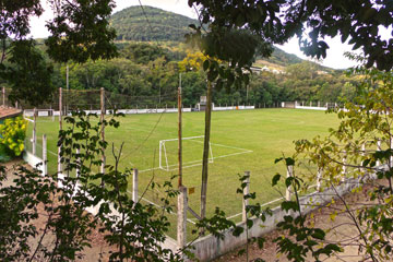 Santa Maria do Herval - Campo de futebol da Sociedade Cultural Beneficente Herval